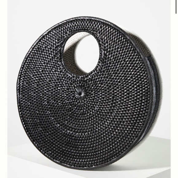 Anthropologie black white purse new without tags - Picture 2 of 7